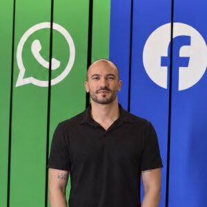Diogo Barbosa, fundador e sócio da DB Creative, durante encontro realizado no escritório da Meta, em São Paulo.