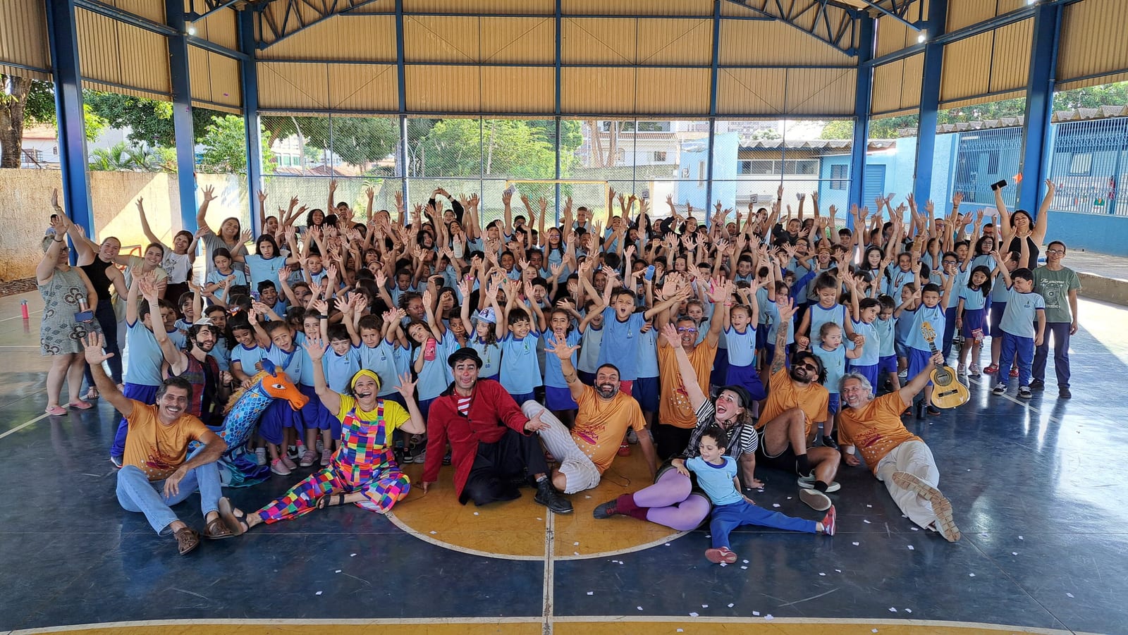 Ao completar 10 anos, o projeto levou oficinas e um espetáculo interativo às unidades de ensino.